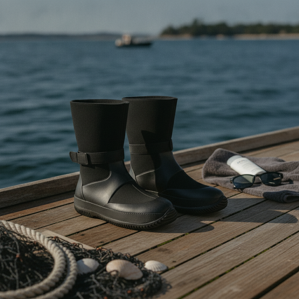 Aquatic Sports Swimming - Neoprene Dive Boots Warm Neoprene Diving
