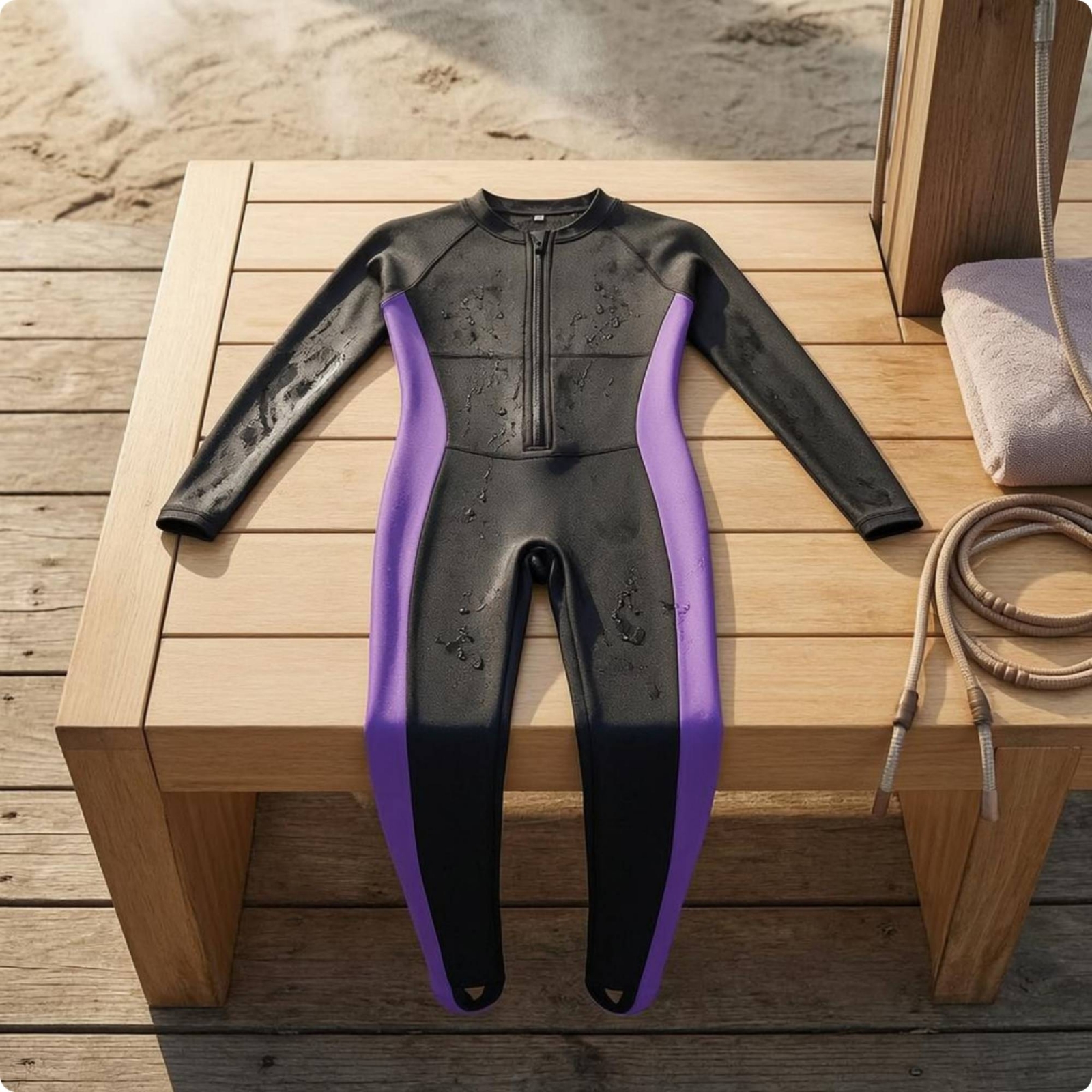 Zip Front Long Sleeve Rash Gua - Aquatic Sports Swimming incelemesi ve fiyatı