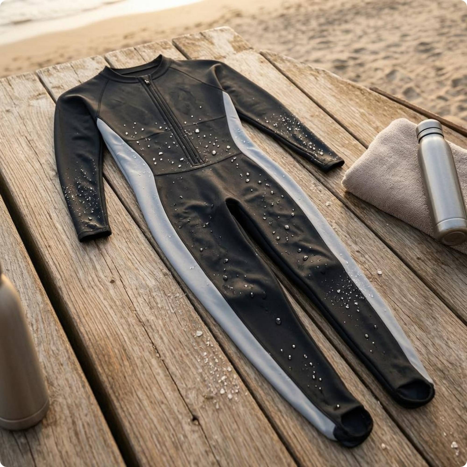 Zip Front Long Sleeve Rash Gua - Aquatic Sports Swimming incelemesi ve fiyatı